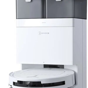 שואב אבק רובוטי שוטף כולל עמדת ריקון אוטומטית Ecovacs אקווקס T50 PRO OMNI לבן