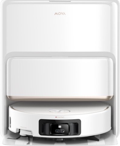 6978794730325-1.jpg שואב אבק רובוטי כולל תחנת עגינה וערכת אביזרים Mova מובה Z60 Ultra Roller Complete White – תמונה 1