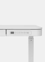 ⁦ET119W-C שולחן חכם מתכוונן לבן 120X60 ס"מ מבית SMARTER⁩ – תמונה ⁦3⁩