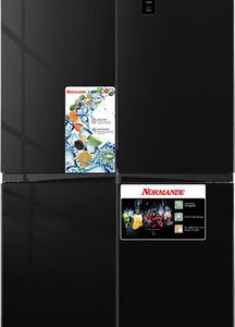 מקרר 4 דלתות - 540 ליטר Normande נורמנדה ND-920B זכוכית שחורה