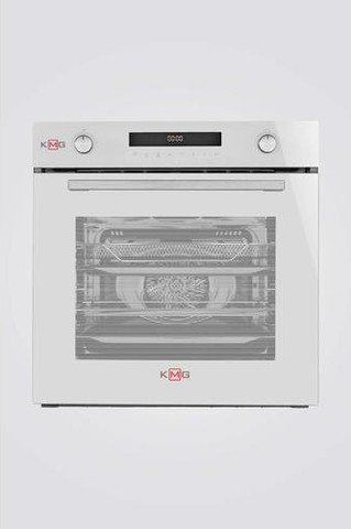 7290109408385 WHT-72/14-BIOMD-KMG תנור בנוי דיגיטלי 14 תוכניות כולל AirFry זכוכית לבנה מבית KMG – תמונה 1