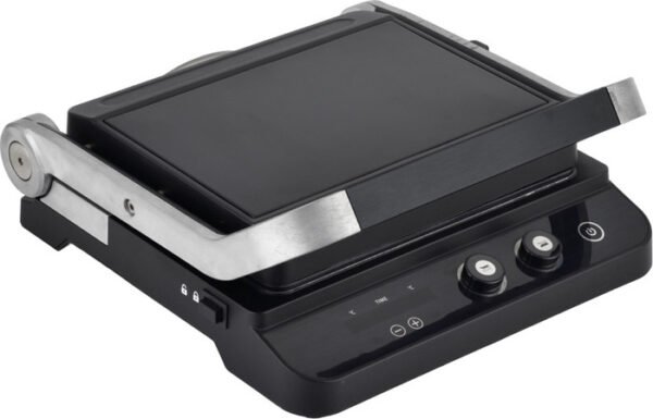 ⁦טוסטר לחיצה דיגיטלי 4 פרוסות משולב גריל Normande נורמנדה AJ-6019⁩ – תמונה ⁦1⁩