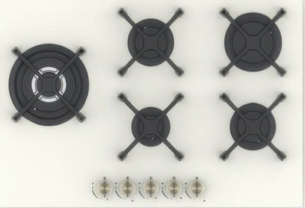 ⁦כיריים גז - 5 להבות Normande נורמנדה ND-7542 CRM⁩ – תמונה ⁦1⁩