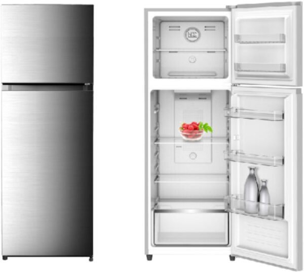 ⁦מקרר 2 דלתות מקפיא עליון 350 ליטר LUXOR דגם LUX NF380INOX נירוסטה⁩ – תמונה ⁦1⁩