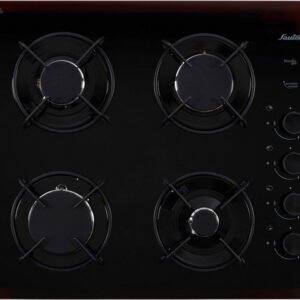 כיריים גז 4 להבות Sauter סאוטר SHG870B זכוכית שחורה