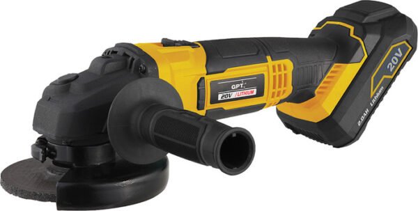 ⁦משחזת זווית 4.5 כולל סוללה 2A ומטען⁩ – תמונה ⁦1⁩