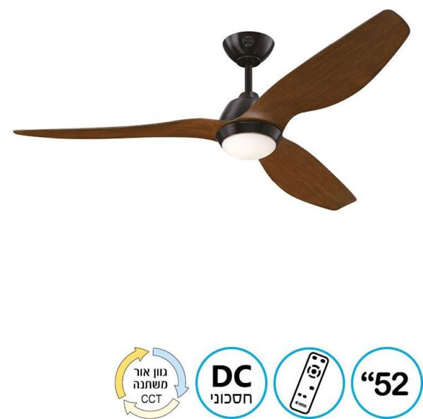 ⁦מאוורר תקרה דגם Magnolia "52 CCT שלט WESTINGHOUSE⁩ – תמונה ⁦1⁩