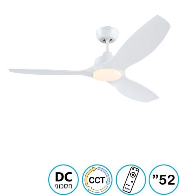 ⁦‏מאוורר תקרה Montana 52" CCT עם שלט Westinghouse⁩ – תמונה ⁦1⁩