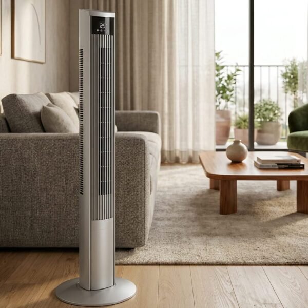 ⁦73205-2848 AIRY מאוורר מגדל עם שלט בצבע לבן מבית Westinghouse⁩ – תמונה ⁦2⁩