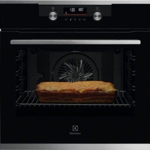 תנור בנוי פירוליטי - 71 ליטר Electrolux אלקטרולוקס EOP7528X זכוכית שחורה משולב נירוסטה
