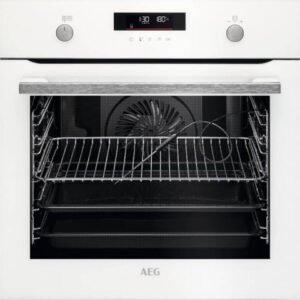 תנור בנוי פירוליטי - 71 ליטר AEG א.א.ג. BPE255636W StramBake Pyroluxe Plus לבן
