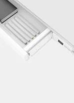 ⁦ET119W-C שולחן חכם מתכוונן לבן 120X60 ס"מ מבית SMARTER⁩ – תמונה ⁦4⁩