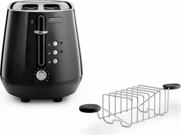 ⁦מצנם 2 פרוסות DeLonghi דלונגי Eclettica CTY2103.BK שחור⁩ – תמונה ⁦1⁩