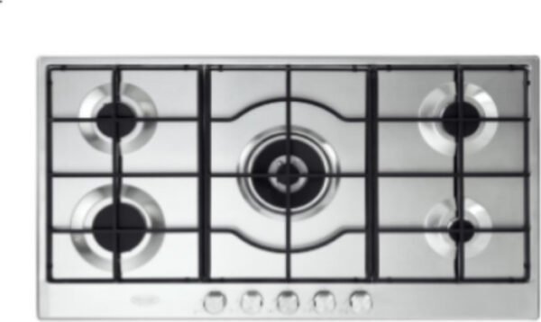 ⁦כיריים גז 5 להבות 90 ס"מ DeLonghi דלונגי NDG-95X⁩ – תמונה ⁦1⁩