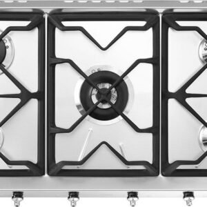 כיריים גז 5 להבות Smeg סמג Classica נירוסטה