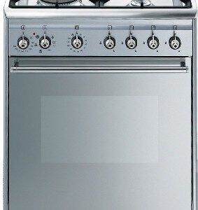 תנור משולב כיריים מבית SMEG סמאג דגם SSA60MX9