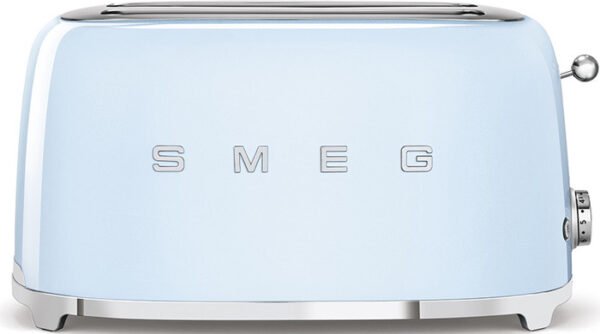 ⁦מצנם 4 פרוסות בעיצוב רטרו Smeg סמג TSF02 תכלת⁩ – תמונה ⁦1⁩