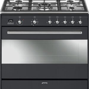 תנור משולב כיריים גז - 5 להבות Smeg סמג Classica Concerto פחם אבן