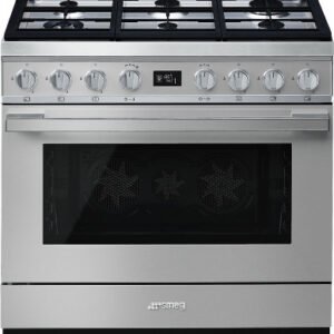 תנור משולב עם כיריים גז 90 ס''מ מבית SMEG סמאג דגם CPF9GM