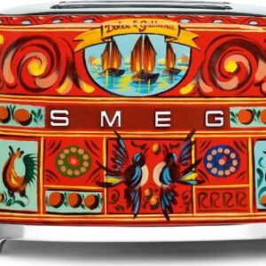 מצנם 2 פרוסות מבית SMEG סמג דגם TSF01 סדרת דולצ'ה וגבאנה