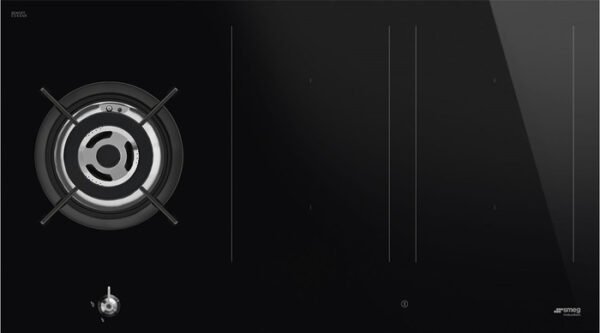 ⁦כיריים משולבת גז ואינדוקציה - 5 מבערים Smeg סמג Classica PM3953D⁩ – תמונה ⁦1⁩