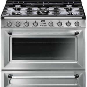 תנור משולב עם כיריים גז בעיצוב רטרו SMEG סמאג דגם TR90X9-1
