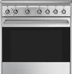 תנור משולב כיריים גז 4 להבות Smeg סמג Classica SSA60MX2 נירוסטה