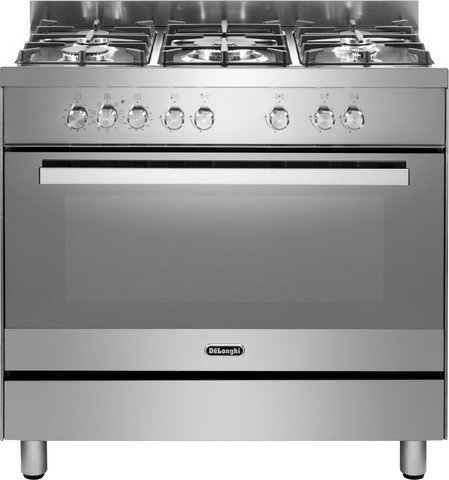 8024651215219.jpg תנור משולב כיריים גז - 5 להבות DeLonghi דלונגי DEMX965P-IL נירוסטה – תמונה 1