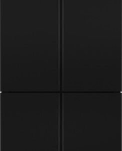 מקרר 4 דלתות - 572 ליטר Beko בקו GN1406222GB זכוכית שחורה