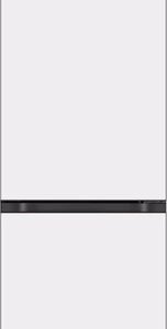 מקרר מקפיא תחתון - 344 ליטר LG אל ג'י GR-B374WG זכוכית לבנה