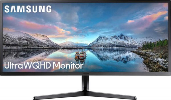 ⁦מסך מחשב 34" Samsung סמסונג UltraWQHD S34J550WQR⁩ – תמונה ⁦1⁩