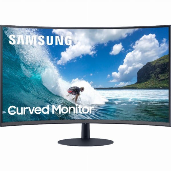 ⁦מסך מחשב גיימינג קעור 31.5" Samsung סמסונג C32T550FDR⁩ – תמונה ⁦1⁩