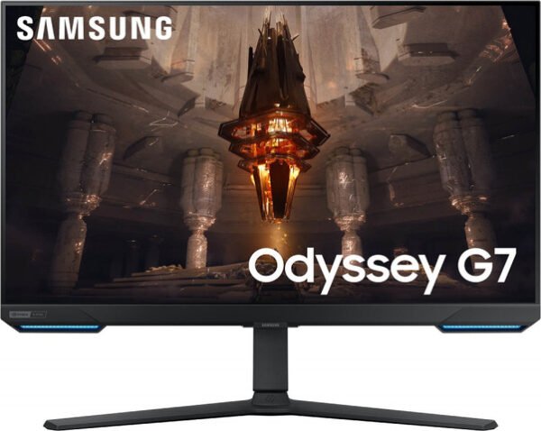 ⁦מסך מחשב גיימינג 32" Samsung סמסונג Odyssey G7 S32BG700EU⁩ – תמונה ⁦1⁩