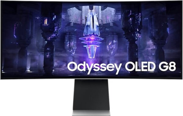 ⁦מסך מחשב גיימינג קעור 34" Samsung סמסונג Odyssey OLED S34BG850SU⁩ – תמונה ⁦1⁩