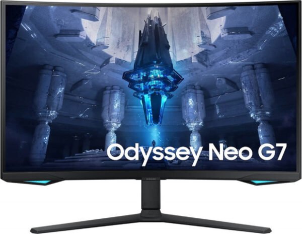 ⁦מסך מחשב גיימינג קעור 32" Samsung סמסונג Odyssey Neo G7 S32BG750NP⁩ – תמונה ⁦1⁩