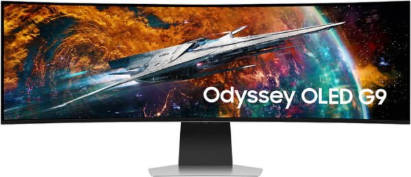 ⁦מסך מחשב גיימינג קעור 49" Samsung סמסונג Odyssey G9 S49CG954SU⁩ – תמונה ⁦1⁩