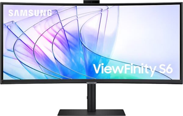 ⁦מסך מחשב קעור 34" Samsung סמסונג ViewFinity S6 S34C652VAU⁩ – תמונה ⁦1⁩