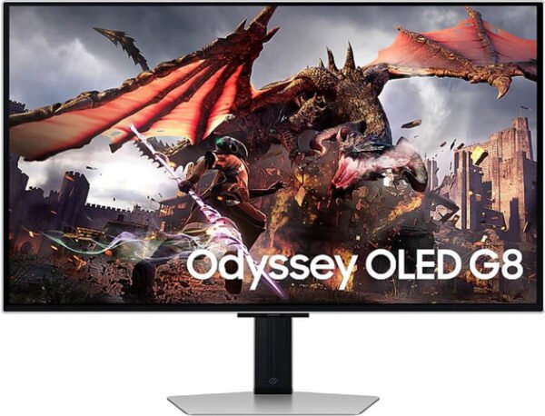⁦מסך מחשב גיימינג 32" Samsung סמסונג Odyssey G8 S32DG802SM⁩ – תמונה ⁦1⁩