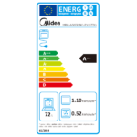 ⁦Midea תנור בנוי פירוליטי 13 תוכניות אפייה MBO-AGG3(BK)-PY - 6774⁩ – תמונה ⁦2⁩