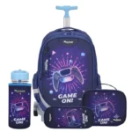 גיימבוי Dreamland Deluxe סט 9 ב 1 תיק בית ספר כולל עגלת טרולי מבית Marshmelo