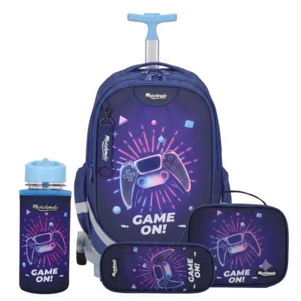 ⁦גיימבוי Dreamland Deluxe סט 9 ב 1 תיק בית ספר כולל עגלת טרולי מבית Marshmelo⁩ – תמונה ⁦1⁩