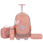 דונאטס Dreamland Deluxe סט 9 ב 1 תיק בית ספר כולל עגלת טרולי מבית Marshmelo