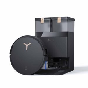 שואב רובוטי עם תחנת עגינה ECOVACS DEEBOT X8 PRO OMNI שחור במלאי