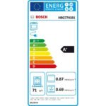 ⁦HBG7741B1 תנור בנוי פירוליטי מבית Bosch - שחור זכוכית⁩ – תמונה ⁦4⁩