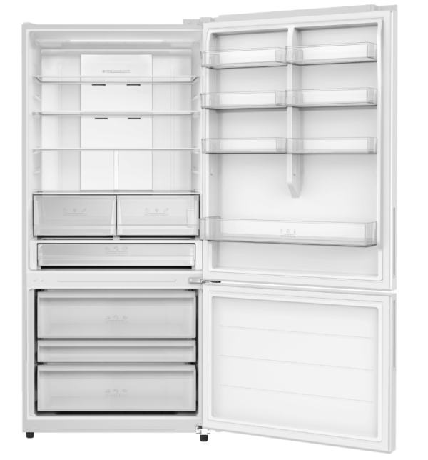 ⁦מקרר מקפיא תחתון 680 ליטר NO-FROST לבן FUJICOM⁩ – תמונה ⁦2⁩