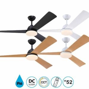 מאוורר תקרה WESTINGHOUSE ווסטינגהאוס OCEAN 52" IP66 - 73192