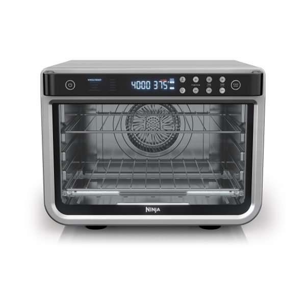 R_DT201_Hero_Front_DoorClosed_WireRacks-1-600x600 DT203 נינג’ה תנור אובן טורבו Oven MAX מבית Ninja – תמונה 1