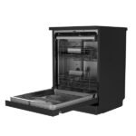⁦מדיח כלים רחב 14 מערכות כלים שחור WQP14-W7633C-B midea⁩ – תמונה ⁦4⁩