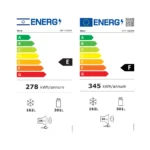 ⁦HRF4560FB מקרר מקפיא תחתון- זכוכית שחורה מבית Haier⁩ – תמונה ⁦4⁩