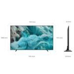 ⁦טלוויזיה "85 SAMSUNG QLED 4K סמסונג דגם QE85Q7F ניופרו⁩ – תמונה ⁦4⁩